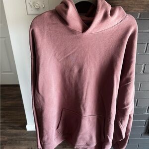 Abercrombie & Fitch Soft AF Essentials Oversized Hoodie Rose Pink L Tall